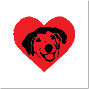 Dog in Heart Gift Posters and Art